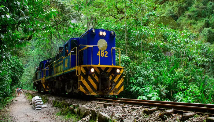 tren para machu picchu