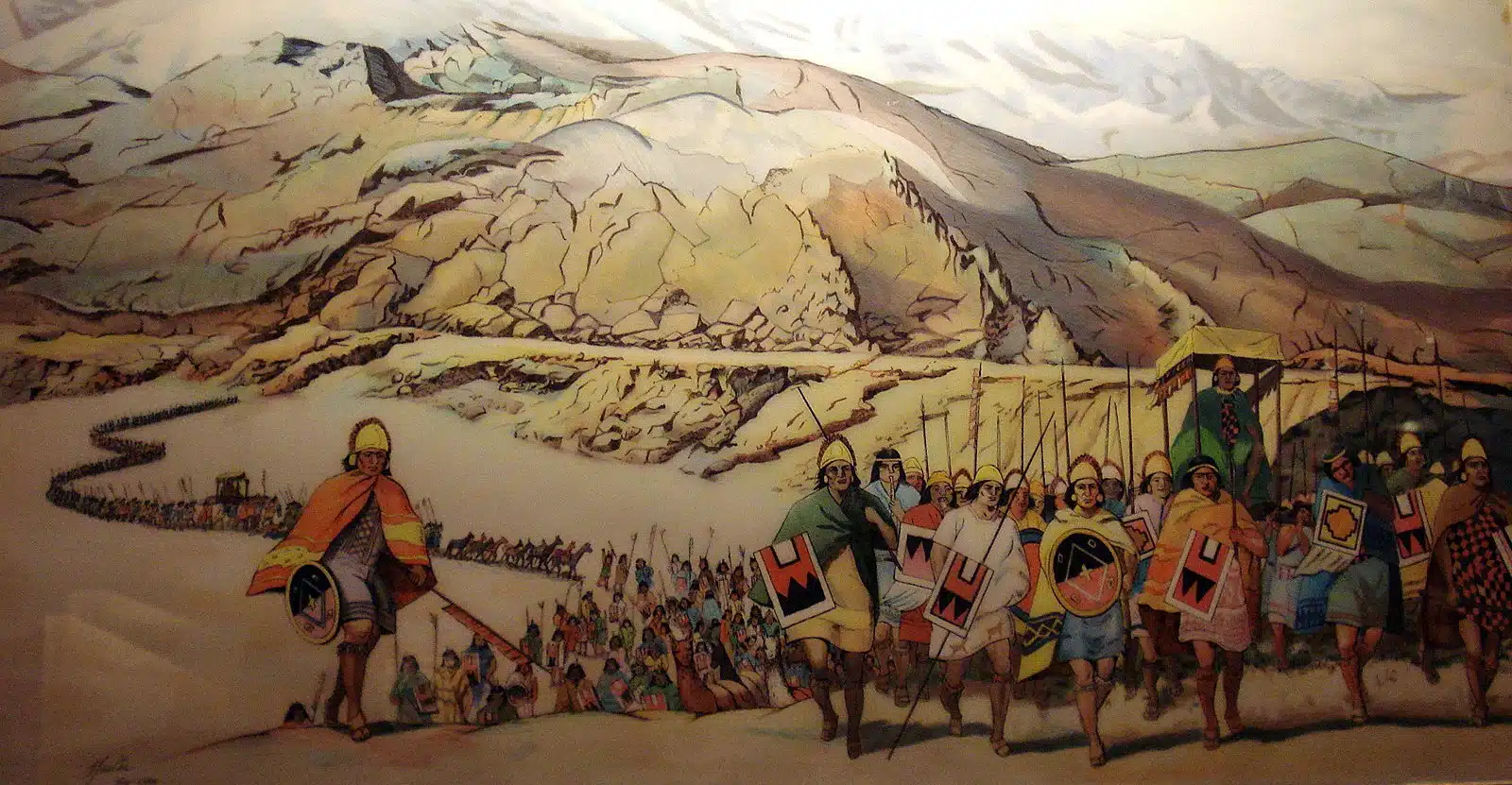 Guerra incas y aztecas